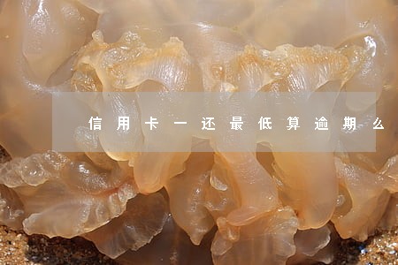 信用卡一还最低算逾期么