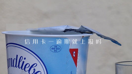 信用卡一逾期就上报吗 信用卡一逾期就上报吗