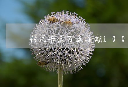 信用卡三万五逾期100天 信用卡三万五逾期100天