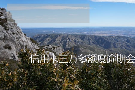 信用卡三万多额度逾期会被起诉吗