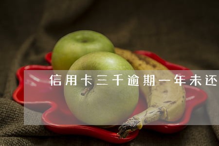 信用卡三千逾期一年未还款 信用卡三千逾期一年未还款