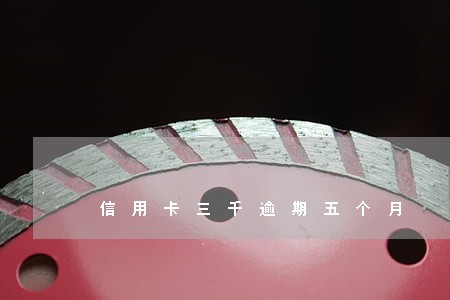 信用卡三千逾期五个月 信用卡三千逾期五个月