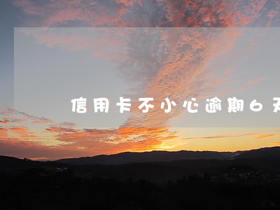 信用卡不小心逾期6天有滞纳金吗