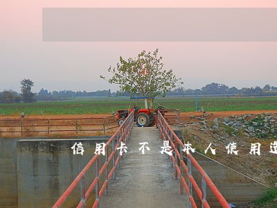 信用卡不是本人使用造成逾期 信用卡不是本人使用造成逾期