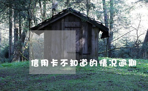 信用卡不知道的情况逾期