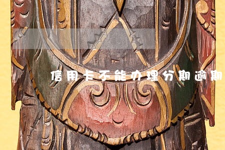 信用卡不能办理分期逾期怎么办