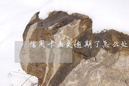 信用卡丢失逾期了怎么处理 信用卡丢失逾期了怎么处理