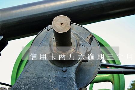 信用卡两万六逾期三个月多钱