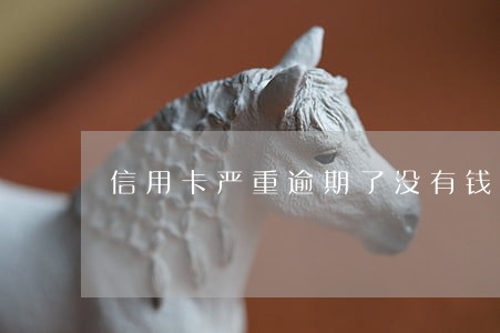 信用卡严重逾期了没有钱怎么办