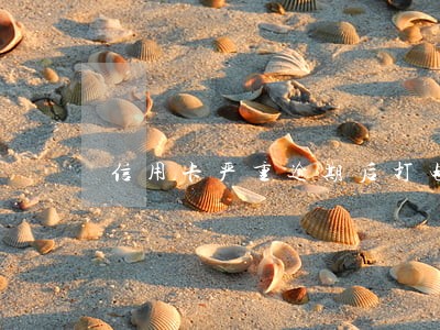 信用卡严重逾期后打电话 信用卡严重逾期后打电话
