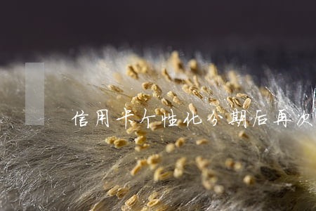 信用卡个性化分期后再次逾期的后果