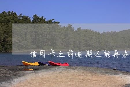 信用卡之前逾期还能再办理吗