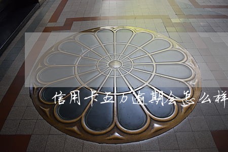 信用卡五万逾期会怎么样 信用卡五万逾期会怎么样