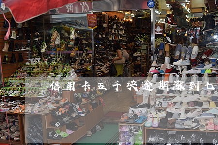 信用卡五千块逾期涨到七千多 信用卡五千块逾期涨到七千多