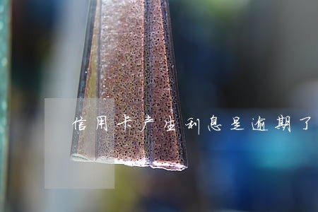 信用卡产生利息是逾期了吗 信用卡产生利息是逾期了吗