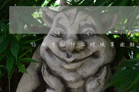 信用卡从什么时候算逾期 信用卡从什么时候算逾期