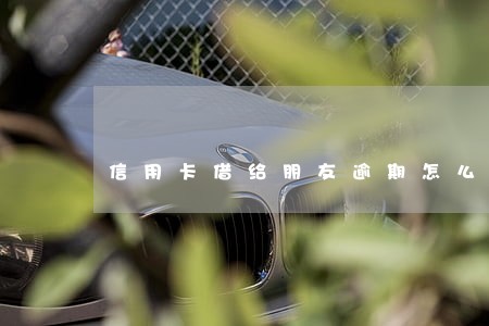 信用卡借给朋友逾期怎么办