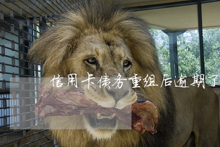 信用卡债务重组后逾期了 信用卡债务重组后逾期了