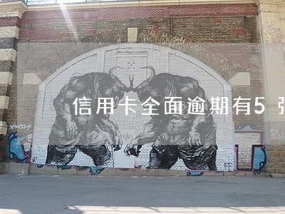信用卡全面逾期有5张卡超过5万 信用卡全面逾期有5张卡超过5万