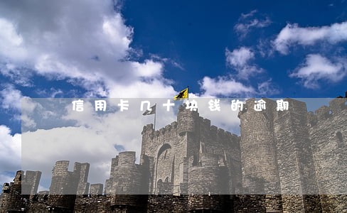 信用卡几十块钱的逾期