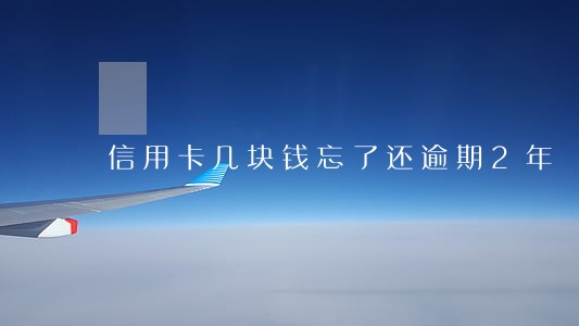 信用卡几块钱忘了还逾期2年 信用卡几块钱忘了还逾期2年