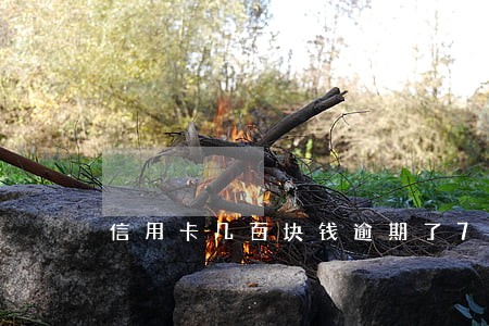 信用卡几百块钱逾期了7天严重