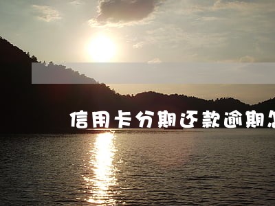 信用卡分期还款逾期怎么办 信用卡分期还款逾期怎么办