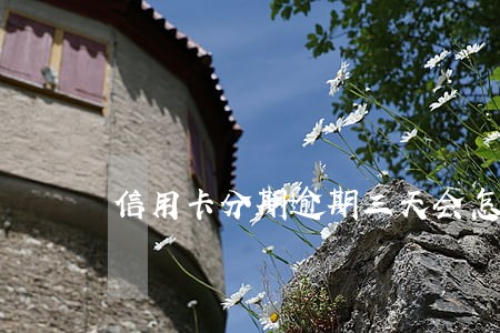 信用卡分期逾期三天会怎样 信用卡分期逾期三天会怎样