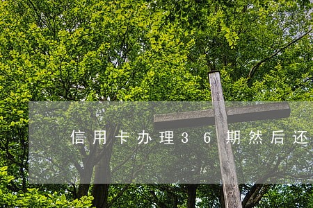 信用卡办理36期然后还逾期 信用卡办理36期然后还逾期