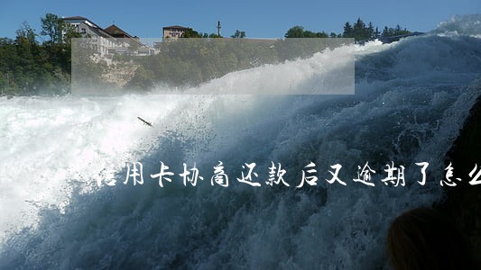 信用卡协商还款后又逾期了怎么办 信用卡协商还款后又逾期了怎么办