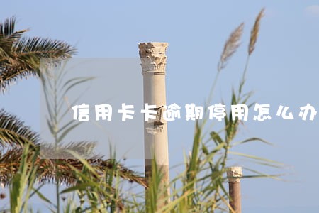 信用卡卡逾期停用怎么办
