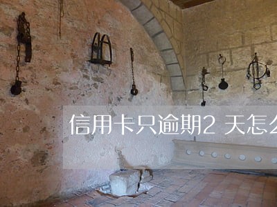 信用卡只逾期2天怎么跟银行协商 信用卡只逾期2天怎么跟银行协商