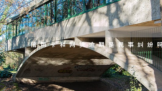 信用卡和网贷逾期是民事纠纷吗