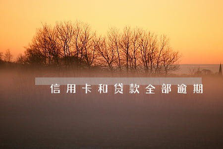 信用卡和贷款全部逾期 信用卡和贷款全部逾期