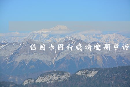 信用卡因为疫情逾期申诉怎么写