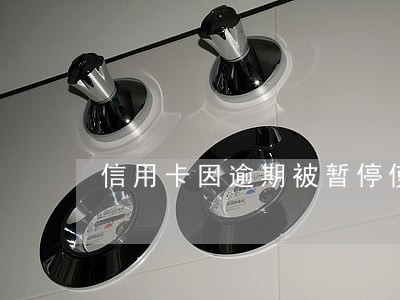 信用卡因逾期被暂停使用了 信用卡因逾期被暂停使用了