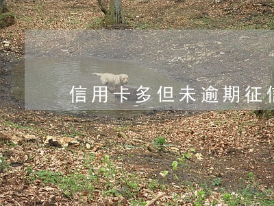 信用卡多但未逾期征信 信用卡多但未逾期征信