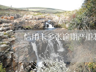 信用卡多张逾期严重怎么处理 信用卡多张逾期严重怎么处理