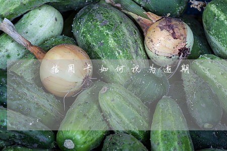 信用卡如何视为逾期