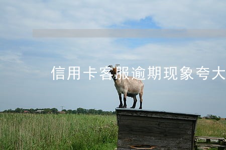 信用卡客服逾期现象夸大其词 信用卡客服逾期现象夸大其词