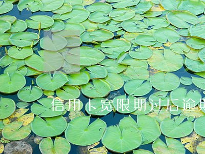 信用卡宽限期过后逾期一天 信用卡宽限期过后逾期一天