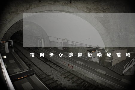 信用卡小逾期影响征信吗 信用卡小逾期影响征信吗
