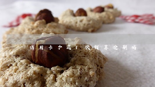信用卡少还1块钱算逾期吗