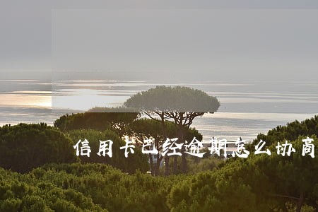 信用卡已经逾期怎么协商停息分期 信用卡已经逾期怎么协商停息分期
