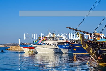 信用卡已经逾期无力偿还 信用卡已经逾期无力偿还