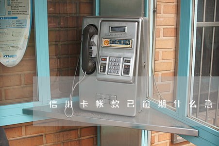 信用卡帐款已逾期什么意思
