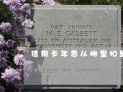 信用卡年费从哪里扣算逾期吗 信用卡年费从哪里扣算逾期吗
