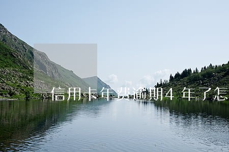 信用卡年费逾期4年了怎么处理 信用卡年费逾期4年了怎么处理