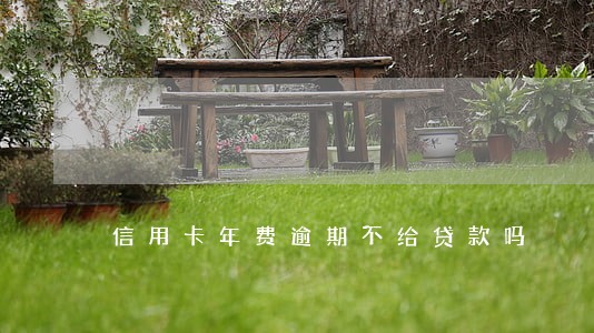 信用卡年费逾期不给贷款吗 信用卡年费逾期不给贷款吗
