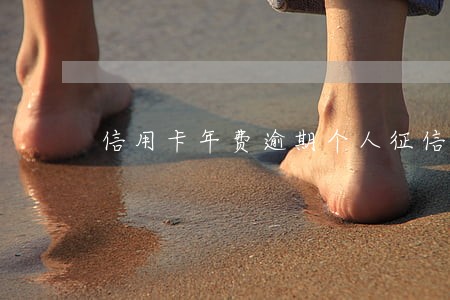 信用卡年费逾期个人征信申诉 信用卡年费逾期个人征信申诉